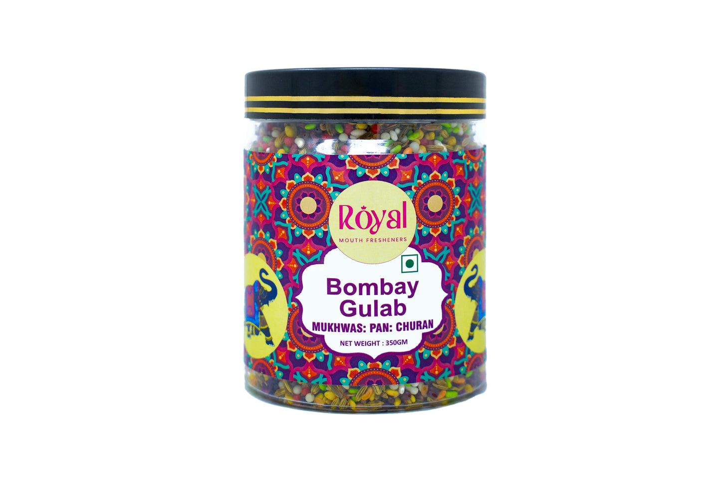 Bombay Gulab Mukhwas: Exquisite Indian Mouth Freshener -350 gm