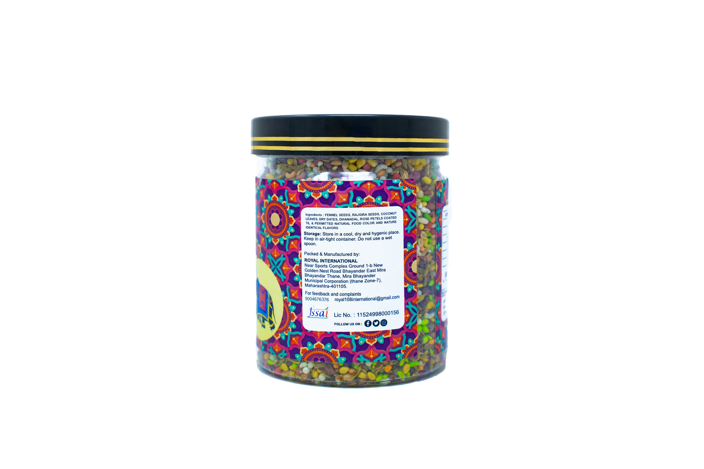 Bombay Gulab Mukhwas: Exquisite Indian Mouth Freshener -350 gm
