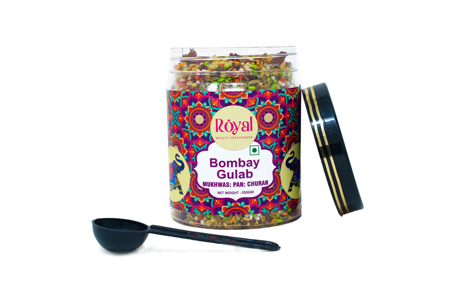 Bombay Gulab Mukhwas: Exquisite Indian Mouth Freshener -350 gm