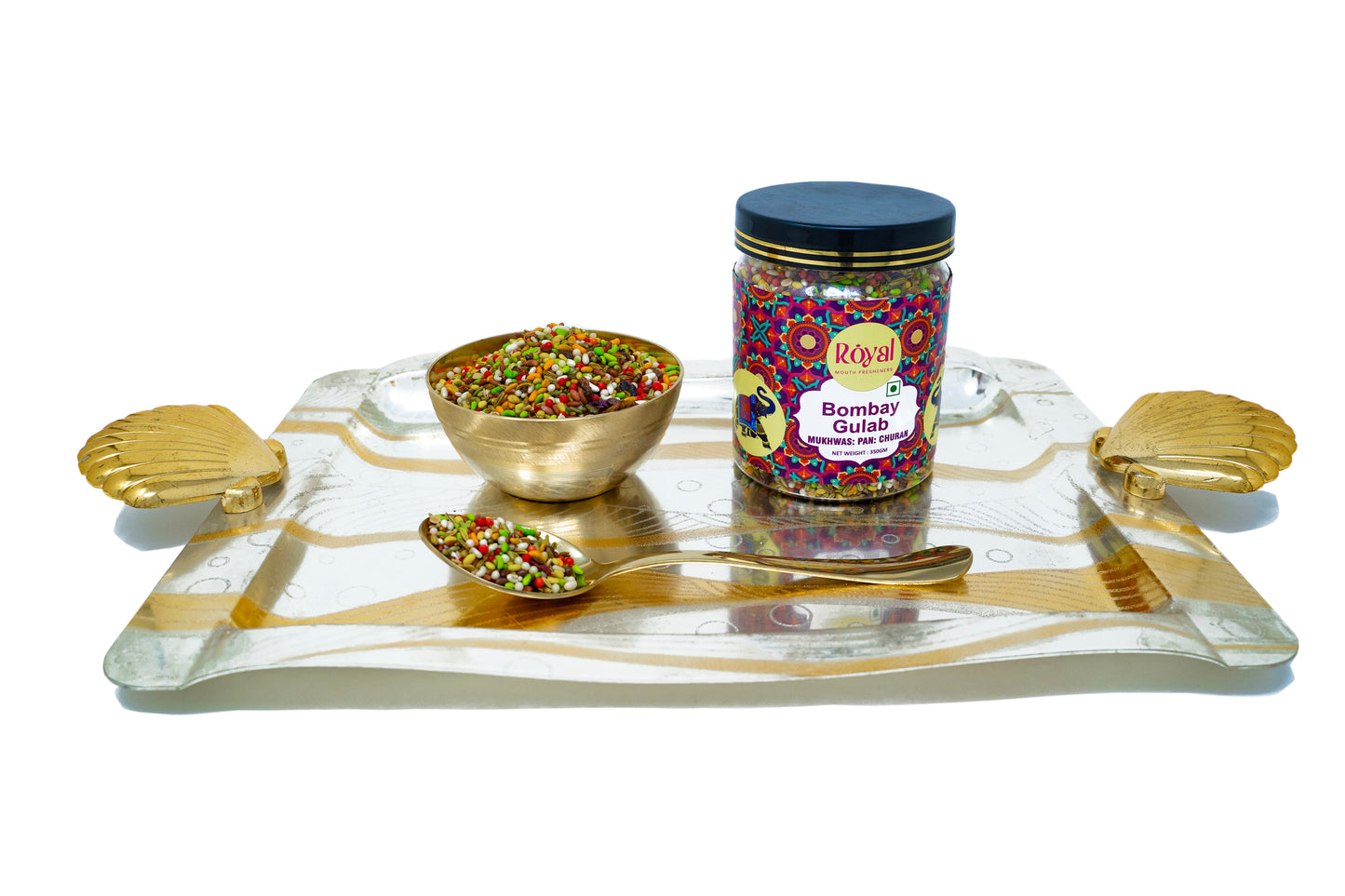 Bombay Gulab Mukhwas: Exquisite Indian Mouth Freshener -350 gm