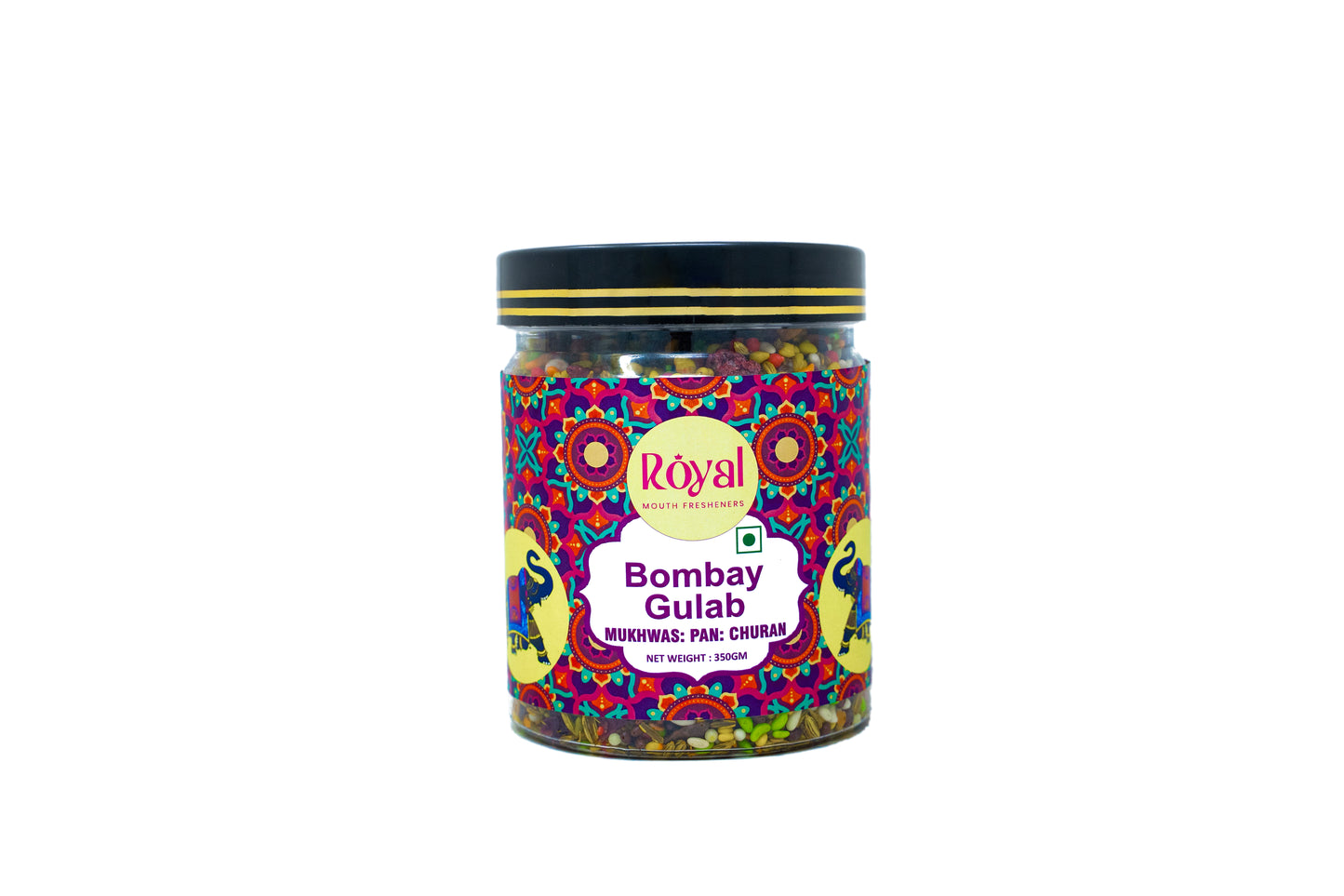 Bombay Gulab Mukhwas: Exquisite Indian Mouth Freshener -350 gm