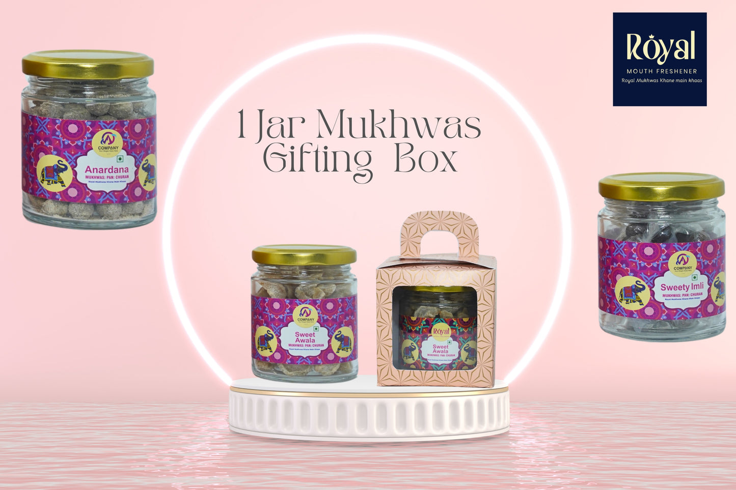 1 Jar Mukhwas Gifting Box