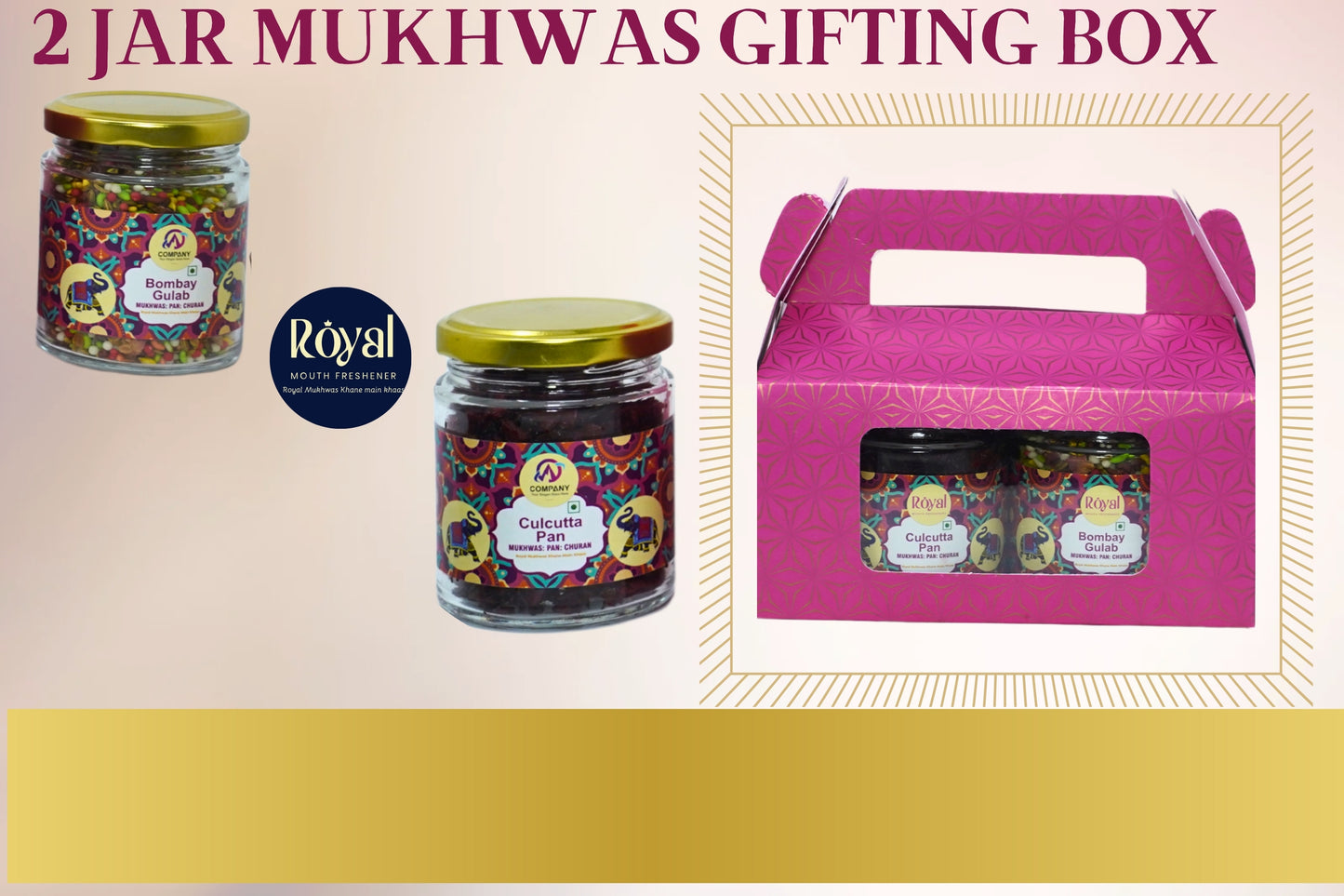 2 Jar Mukhwas Gifting Box