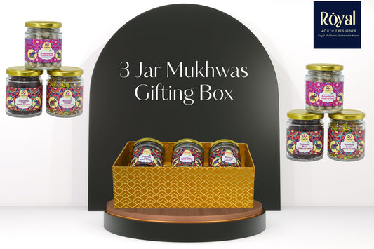 3 Jar Mukhwas Gifting Box